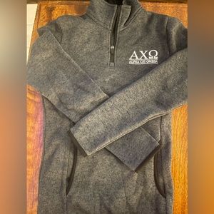 AXO 3/4 Zip. Grey size small.